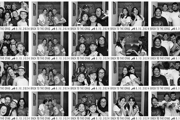 Black-and-white four-frame strips